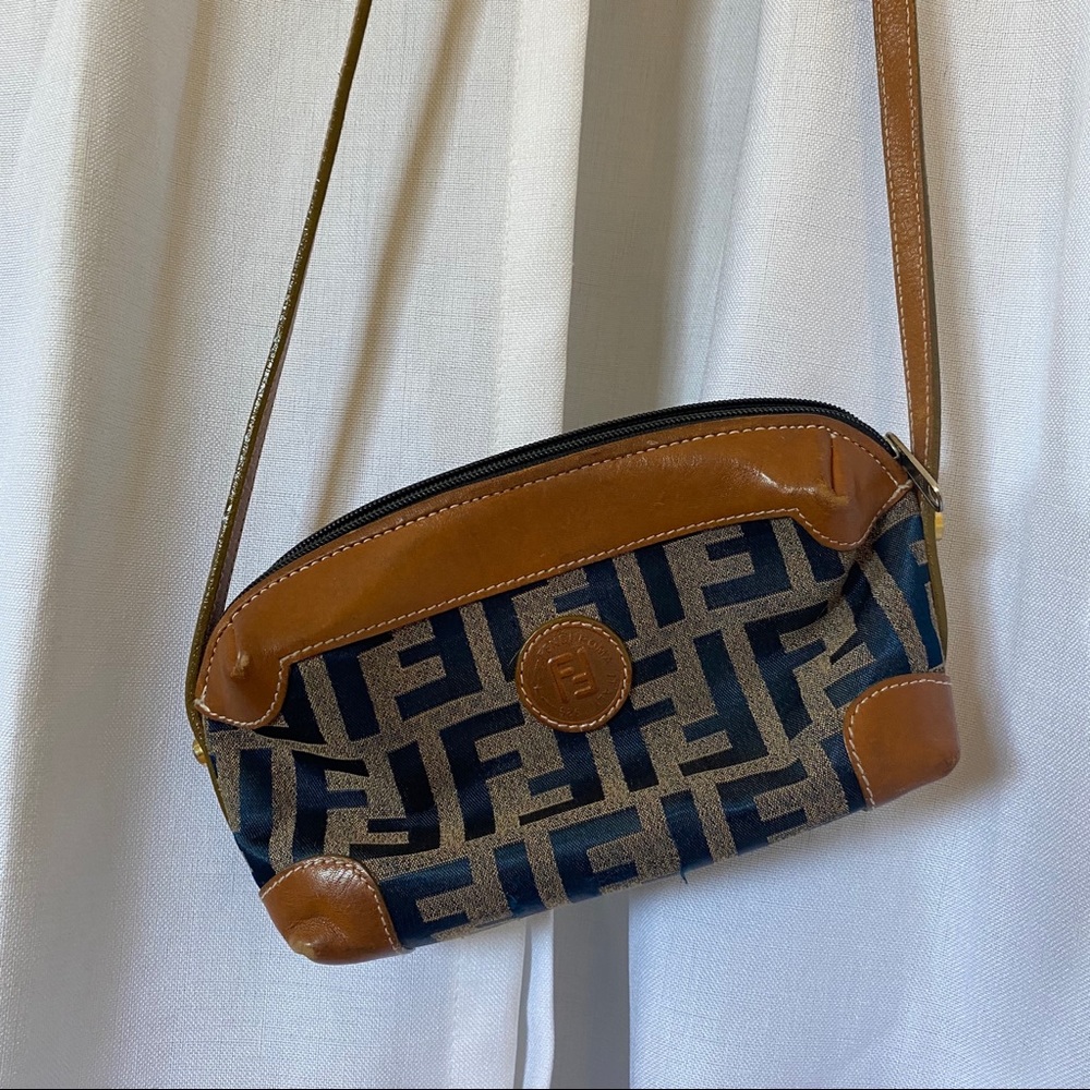 Vintage Fendi Crossbody Bag.